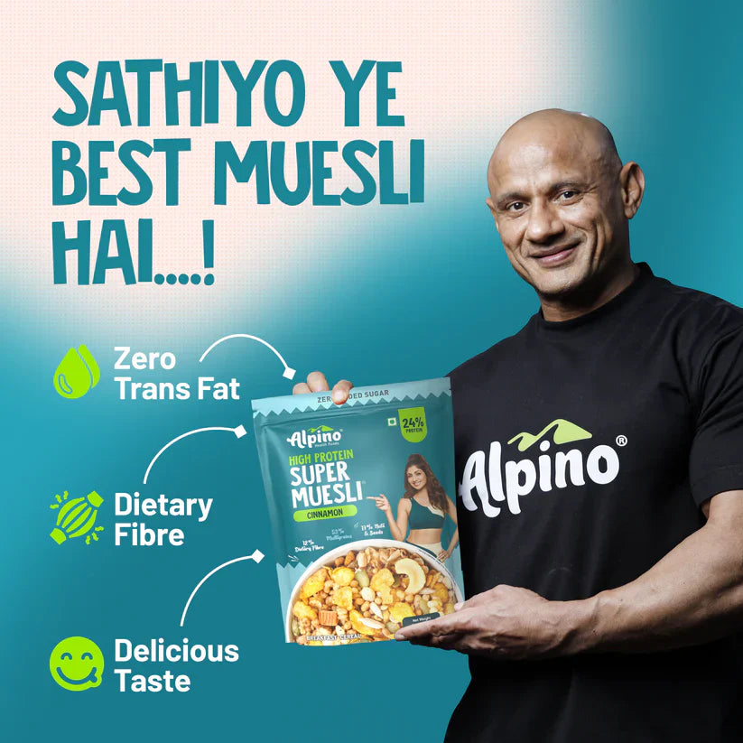 Cinnamon Super Muesli Zero Added Sugar High Protein
