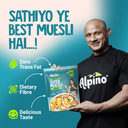 Cinnamon Super Muesli Zero Added Sugar High Protein